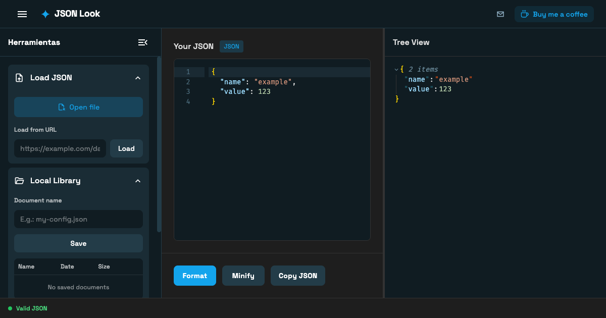 JSON Look